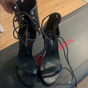 Nasty Gal black sandals